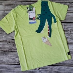 Embroidered Ice-Cream T-Shirt Organic Cotton Joules